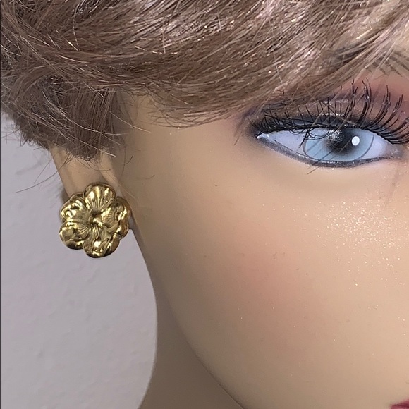 Gorgeous 18Kt gold  detachable gem drop earrings - Picture 14 of 16